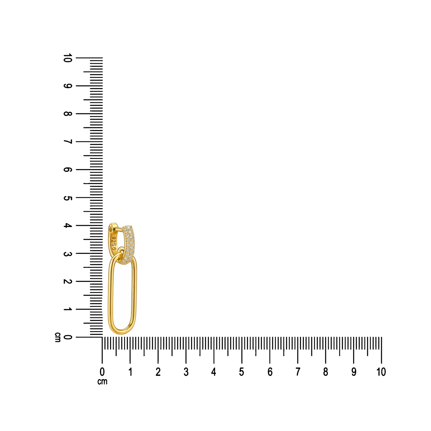 SILVAURA JEWELS 925 Sterling Silver Hoop Earrings Gold Plated